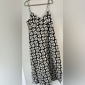 Sincerely Jules Black and White A-Line Skirt